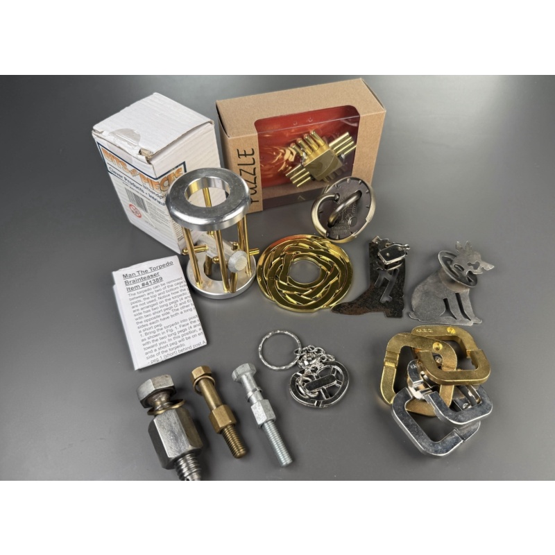 Metal Puzzle Lot x11