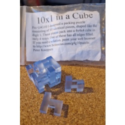 10x1 In a Cube G4G10 (2012)