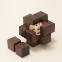 Clamped Cubes (Wenge, small)
