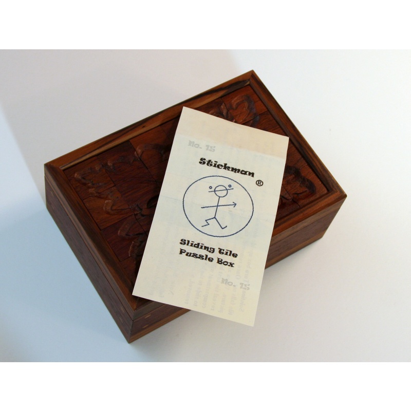 Stickman No. 15 Sliding Tile Puzzle Box