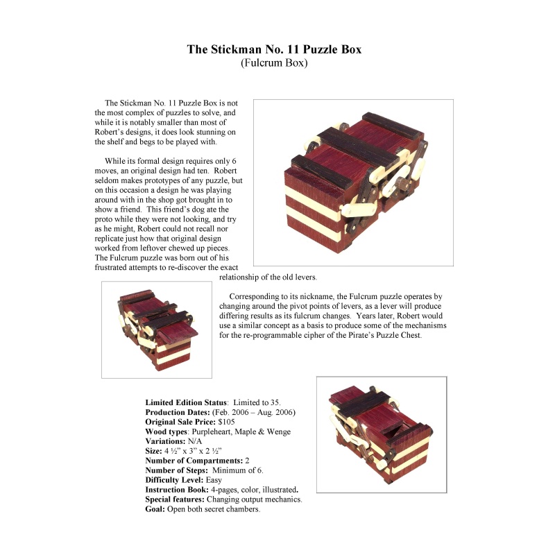 Stickman No. 11 - Fulcrum Box