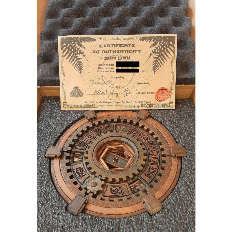 SunDial Sequential Discovery Puzzle Box