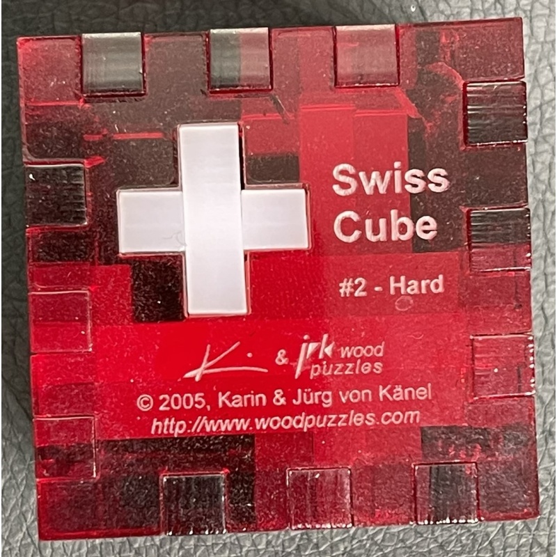 Swiss Cube #2 - RARE - only 40 were made