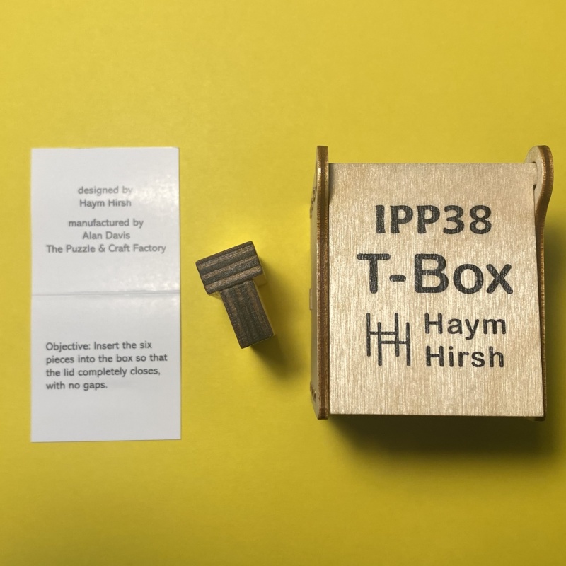 ORIGINAL Haym Hirsh T-Box from IPP38 (2018)