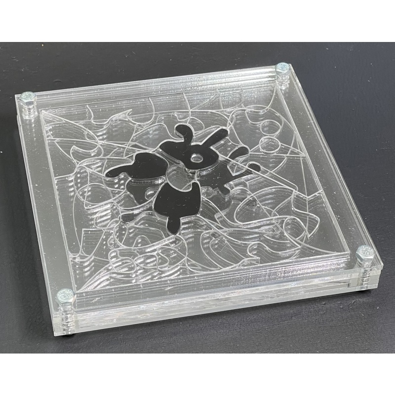 Bobby, the Happy Little Virus - Multi-layer Transparent Jigsaw