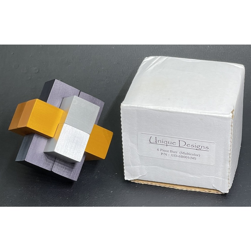 6 Piece Burr (Multicolor) by Unique Designs