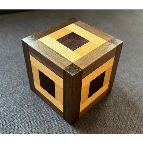 Sonneveld Cubed Burr made by Tom Lensch