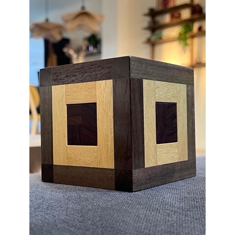 Sonneveld Cubed Burr made by Tom Lensch
