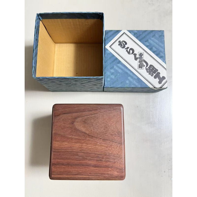 Antique Japanese Karakuri "Yasubei" Secret Puzzle Box (Shake-Style Mechanism)