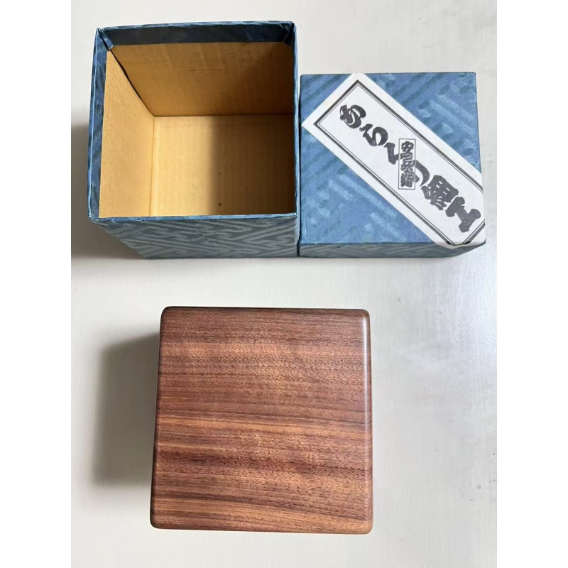 Antique Japanese Karakuri "Yasubei" Secret Puzzle Box (Shake-Style Mechanism)