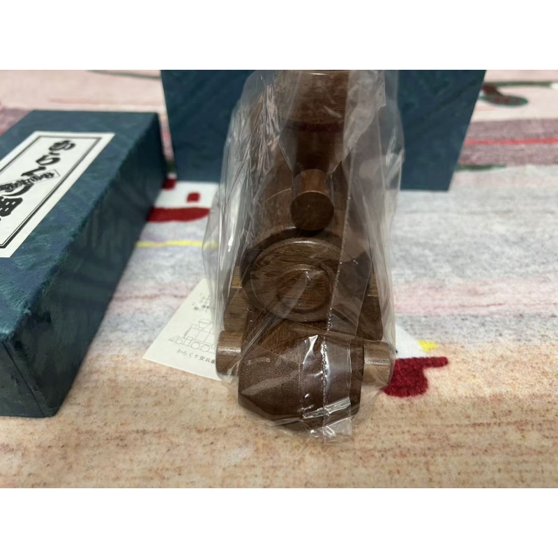 Wooden Karakuri Toy – Steam Locomotive