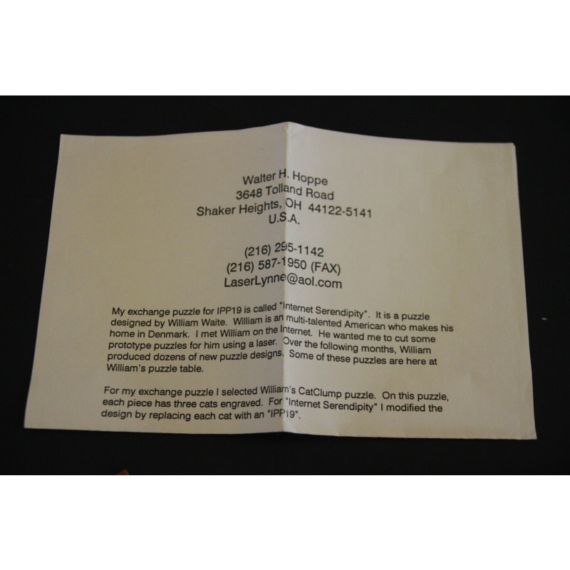 Internet Serendipity by Walter Hoppe IPP 19