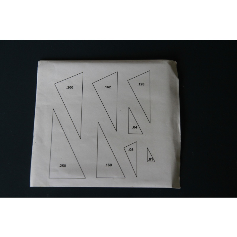 the 8 Triangles Puzzle. IPP 16 Luxembourg exchange from Richard Hess