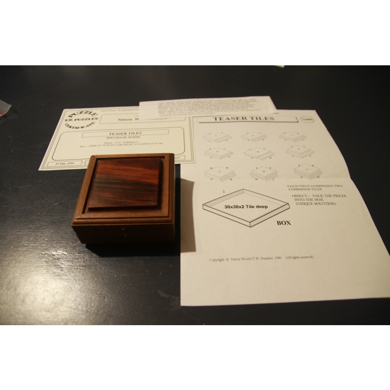 Teaser Tiles by Trevor Wood 1994