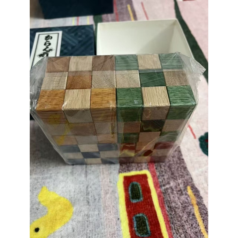 Karakuri Zaiku (Mechanism Craft) - Anbei by Akio Kamei - Dice Assembly Puzzle Set