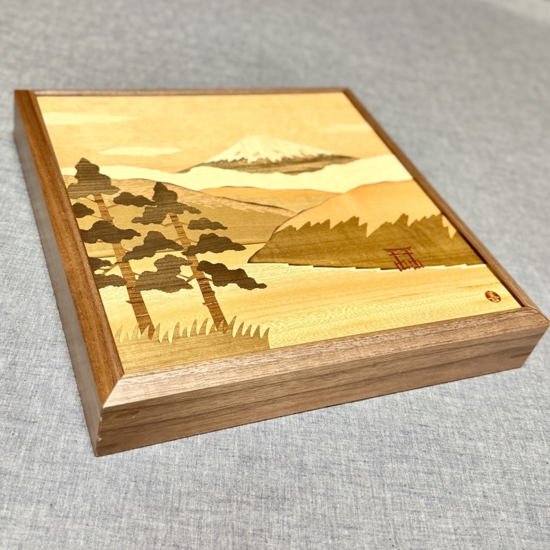 Secret Panel Box (Large) Lake Ashi & Mt.Fuji