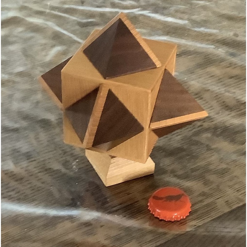 Cube & Octagon Box by Akio Kamei