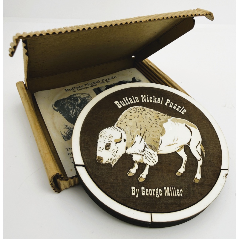 Buffalo Nickel Puzzle original wooden version