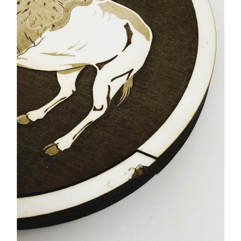 Buffalo Nickel Puzzle original wooden version