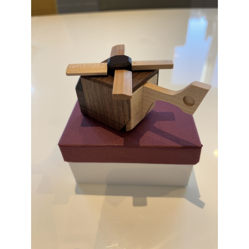 Karakuri Christmas gift 2025 - Helicopter by Iwahara