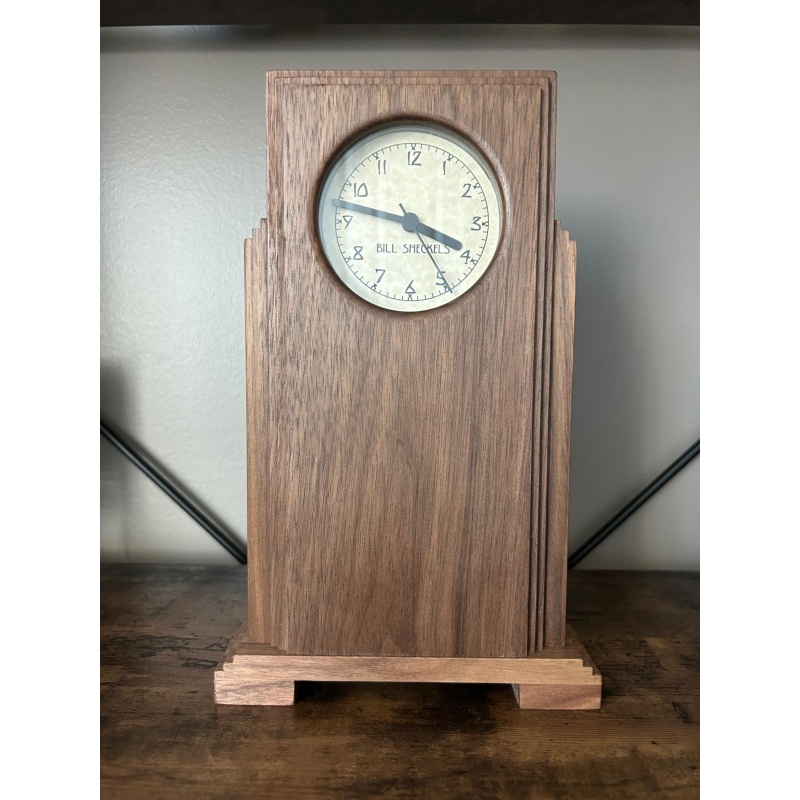 Art Deco Puzzle Box Clock - Bill Sheckels