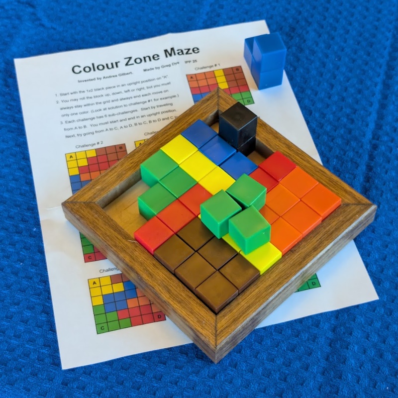Colour Zone Maze (IPP25) by Andrea Gilbert / Greg Dye