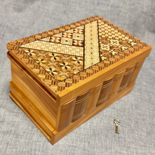 Book Type Secret Box Japanese traditional Yosegi