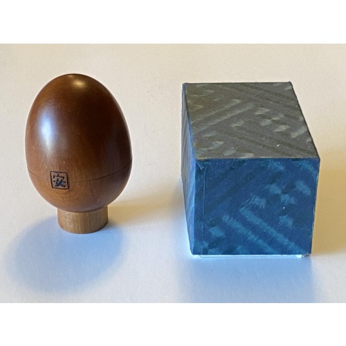 Egg Karakuri Puzzle Box by Akio Kamei