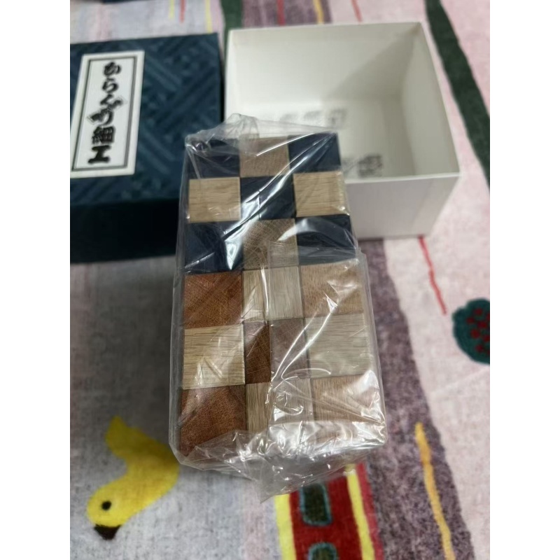 Karakuri Zaiku (Mechanism Craft) - Anbei by Akio Kamei - Dice Assembly Puzzle Set