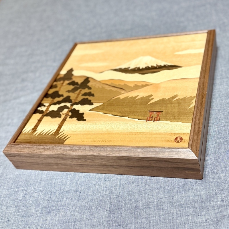Secret Panel Box (Large) Lake Ashi & Mt.Fuji