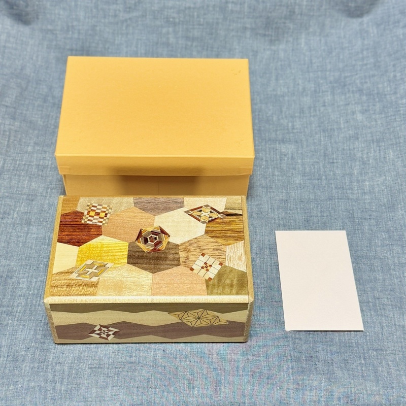 5Sun 10Steps Ran-Yosegi Japanese Puzzle Box