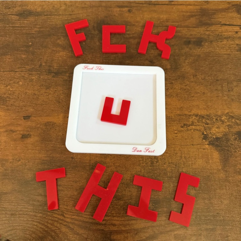 F*ck This - Tray Packing Puzzle by Dan Fast