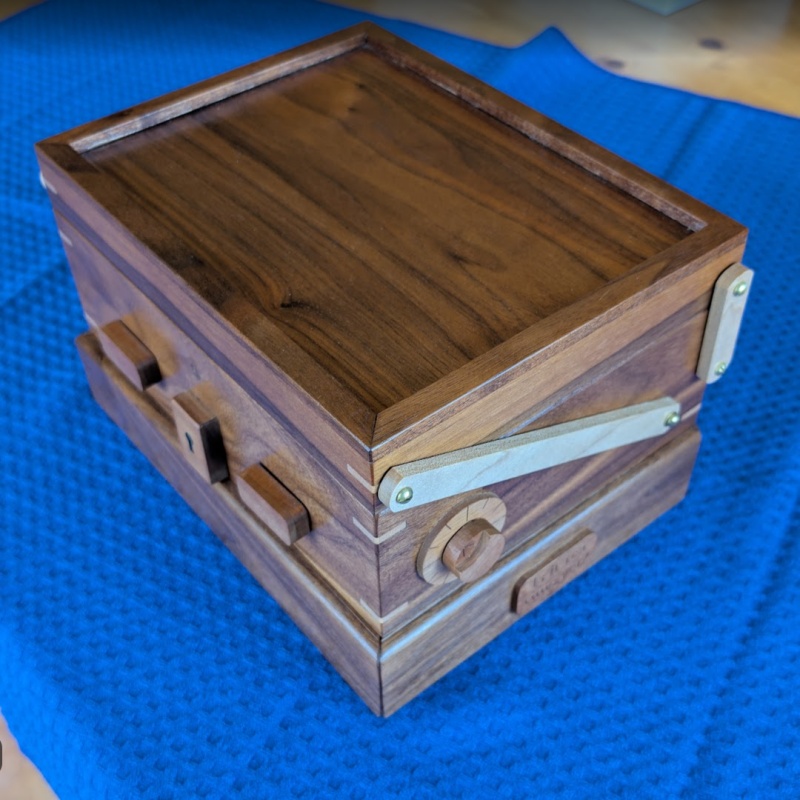Former Tea Box by Cryptic Woodworks