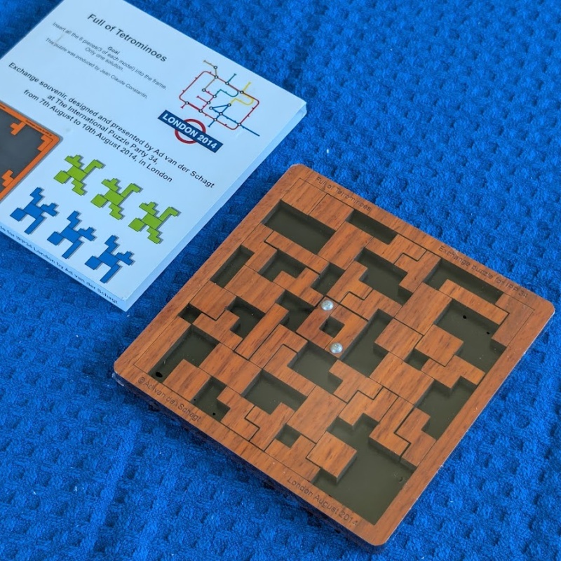 Full of Tetrominoes (IPP34) by  Ad van der Schagt / J.C. Constantin