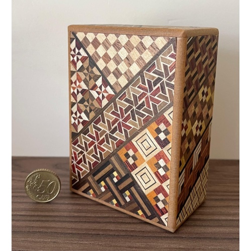 12-step Himitsu-Bako Japanese secret box
