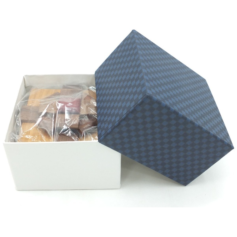 "BOX WITH A RIBBON #3"(P-51) Karakuri Box Akio Kamei