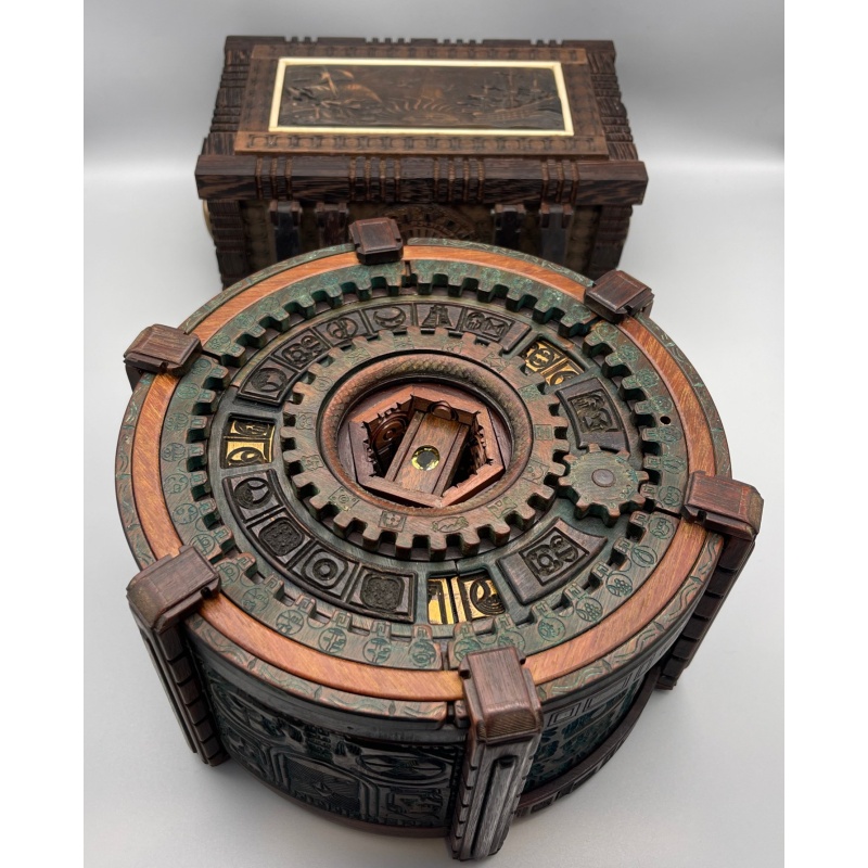 SunDial Puzzle Box by Jesse Born