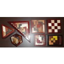 a dozen++ wooden puzzles (see both photo)