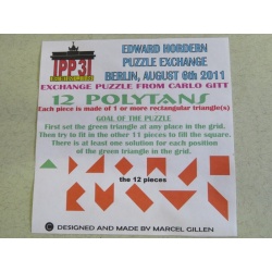 12 Polytans , IPP31 exchange puzzle