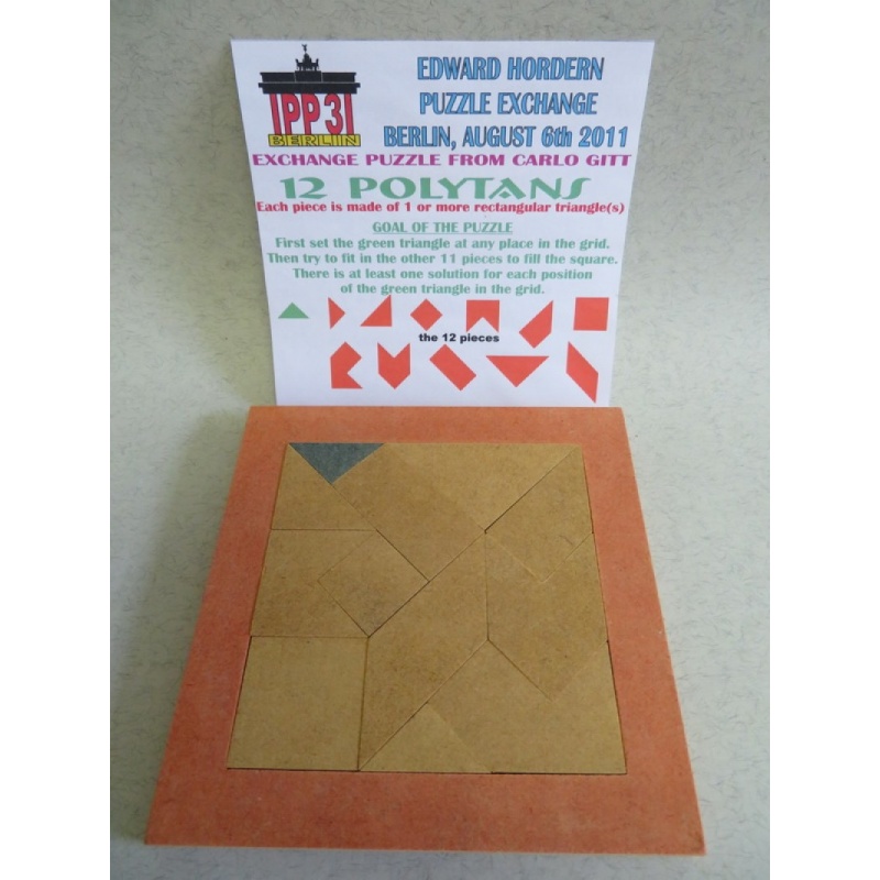 12 Polytans , IPP31 exchange puzzle