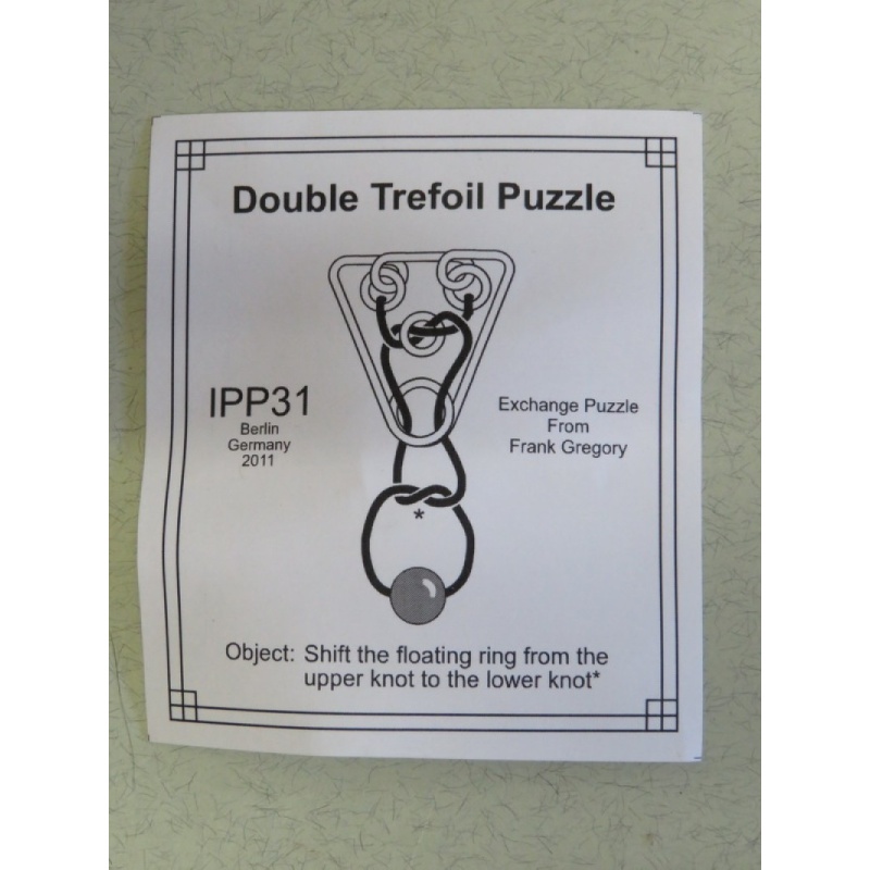 Double Trefoil Puzzle , IPP31 exchange puzzle