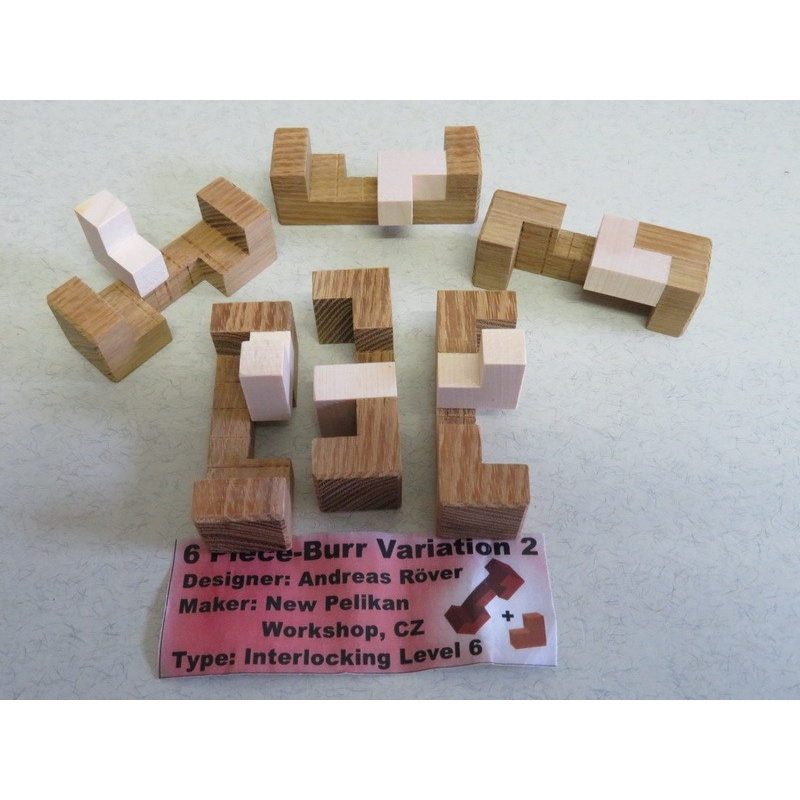 6-Piece Burr Variation 2 , IPP31 exchange puzzle