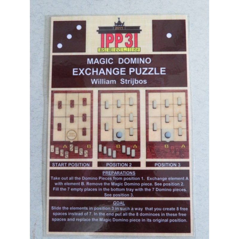 Magic Domino , IPP31 exchange puzzle