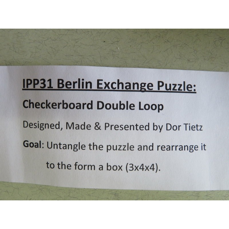 Double Loop , IPP31 exchange puzzle