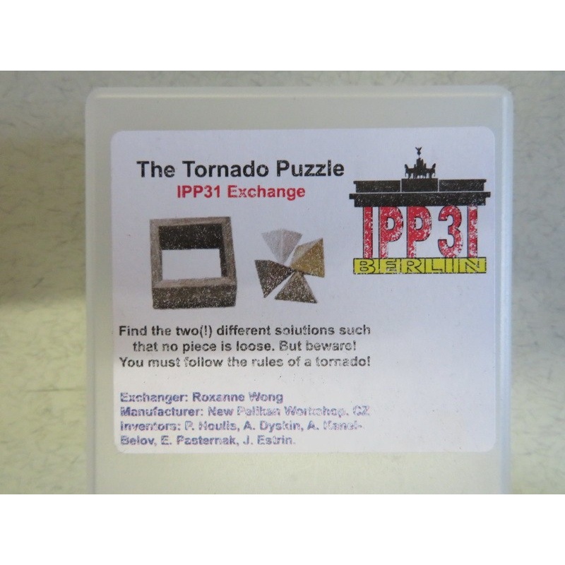 The Tornado Puzzle , IPP31 exchange puzzle