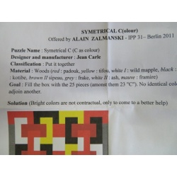 Symetrical C(olour) , IPP31 exchange puzzle