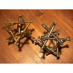 Nova Plexus Limited Edition Puzzle Sculpture + bonus Brass copy