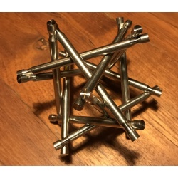 Nova Plexus Limited Edition Puzzle Sculpture + bonus Brass copy