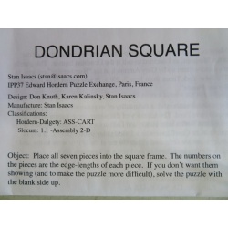 Dondrian Square, IPP37 exchange puzzle