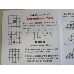 Tetrominoes 12345, IPP37 exchange puzzle